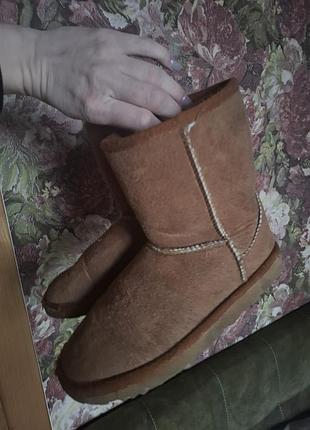 Детские угги сапожки коричневые