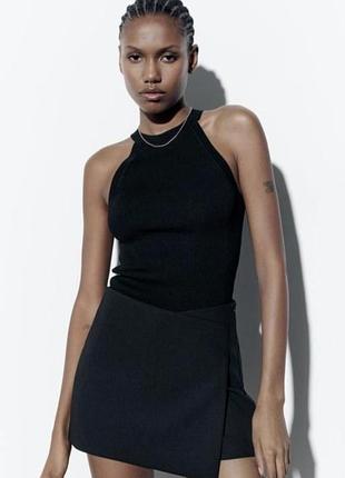 Класична чорна спідниця шорти zara