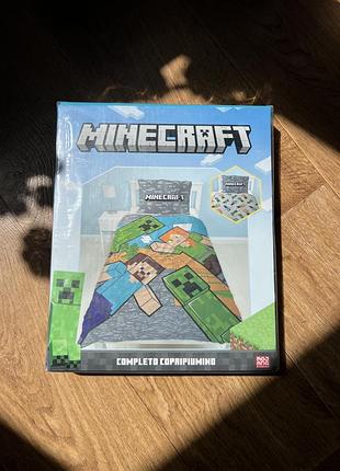 Комплект дитячої постільної білизни halantex minecraft – чудовий подарунок для вашої дитини.