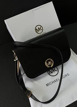 Сумка жіноча michael kors шкірна чорна супер якість ✨