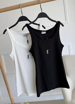 Брендова жіноча літня майка з вишивкою