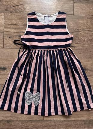 Чудове полосате платтячко, сарафан р.116