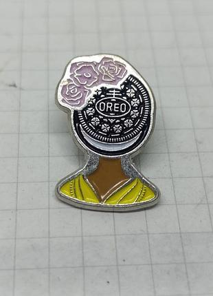 Значок печенье орео. oreo.