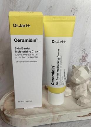 Зволожуючий відновлюючий крем з керамідами dr. jart+ ceramidin skin barrier moisturizing cream 50ml