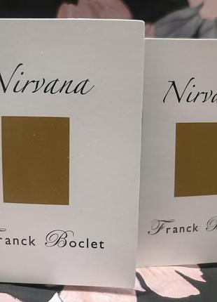 Franck boclet nirvana парфумована вода пробник