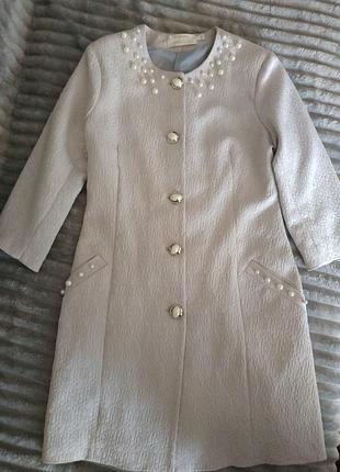 Кардиган женский, светло-кремового цвета, s