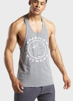Спортивная майка gold’s gym для бодибилдинга футболка зала тренировок тяжелой атлетики gymshark