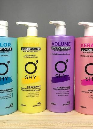 Кондиционер для волос o’shy 1 л argan olume keratin color