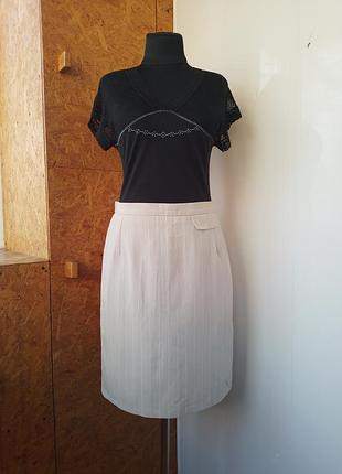 Трикотажная юбка миди карандаш