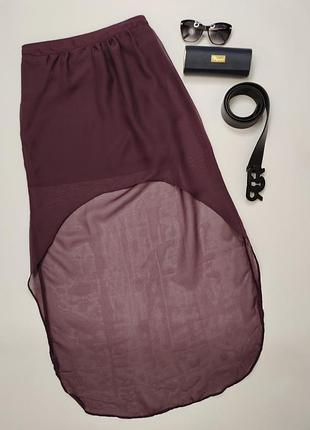 Стильная легкая юбка terranova, р.xs/s