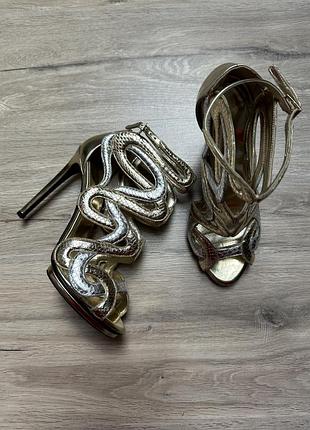 Босоніжки roberto cavalli3 фото
