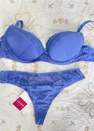 Шикарний комплект lauma lingerie: бюстик р. 70 в та стрінги р. 36