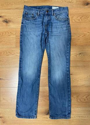 Джинсы мужские синие голубые прямые esprit jeans, размер l - xl