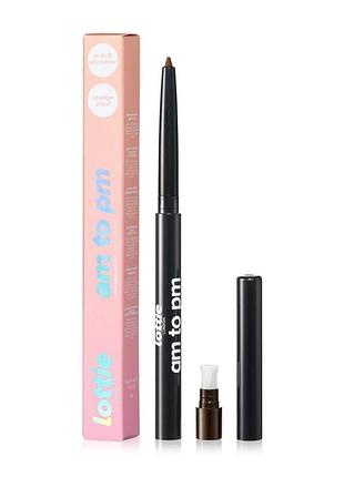 Lottie london олівець-кайал для очей am to pm у відтінку espresso2 фото