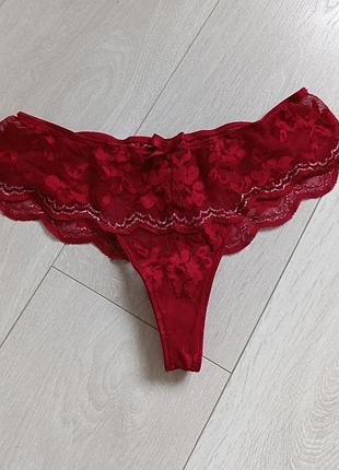 Трусики ажурные стринги кружевные бикини кружные танга m м 10 38