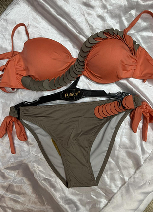 Распродажа!!! шикарный купальник бандо пушап 2 цвета olgak