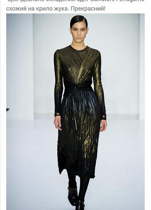 Изысканное платье salvatore ferragamo