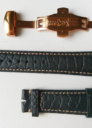 Ремешок из аллигатора для breguet, iwc, zenith, tissot + застежка