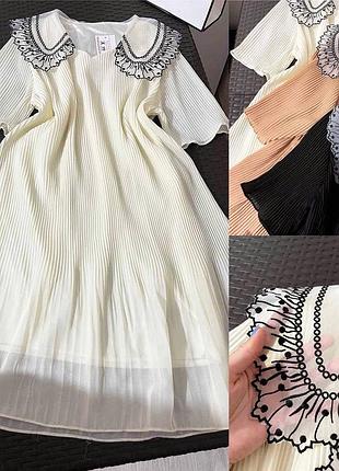 Красива сукні в молочному кольорі🤍
