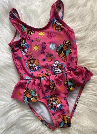 Купальник для дівчинки щенячий патруль