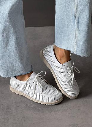 Перфорированные мокасины nikart barefoot
цвет: белый, натуральная кожа