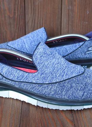 Кроссовки слипоны skechers goflex сша 40,5р кросівки сліпони