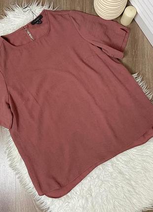 Теракотова блуза