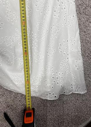 Сукня біла з прошви плаття сарафан zara 7