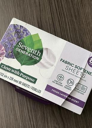 Iherb seventh generation fabric softener помякшувач тканини для сушарки
