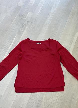 Блуза червона
