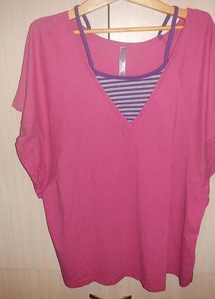 Футболка батал evans р.58-60( 22-24) 100% хлопок