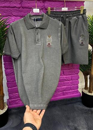 Літній костюм двійка шорти поло