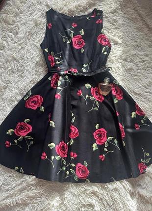 Плаття котонове рози розмір 48