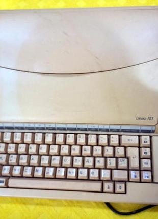 Друкарська машинка olivetti linea 101 etw 5xx