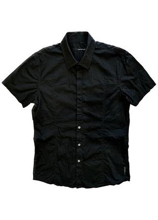 Рубашка calvin klein короткий рукав чорна m