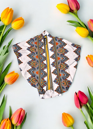 Брендовое лёгкое парео накидка boohoo этикетка