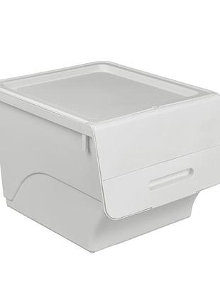 Контейнер для зберігання  білий  45.5×38×31 см 00002420