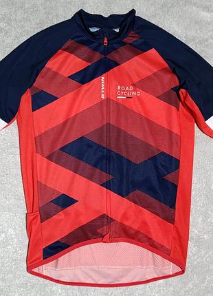 Футболка велоджерси btwin decathlon мужской м