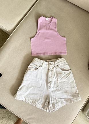 Джинсові шорти білі