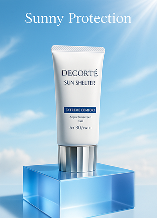 Рекомендую 🔥 spf decorté sun shelter антивозрастная эмульсия  spf30+pa+++60 мг .легчайшая.