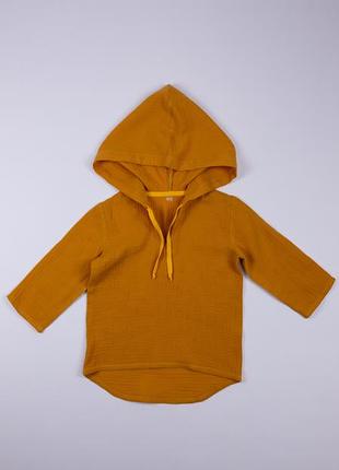 Туника детская из муслина для мальчика муслиновая туника на пляж  tmx-16