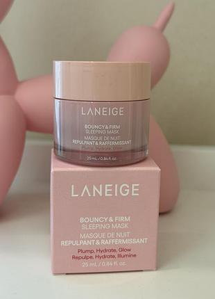 Антивікова нічна маска laneige Face & firm sleeping mask