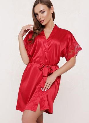 ❣️червоний халат-кімоно anabel arto 7008-6734