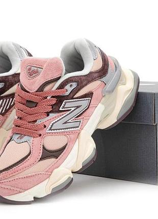 Женские кроссовки new balance 9060 pink grey 36-37-38-39-40