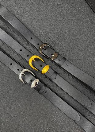 Шкіряний класичний ремінь 2.5см