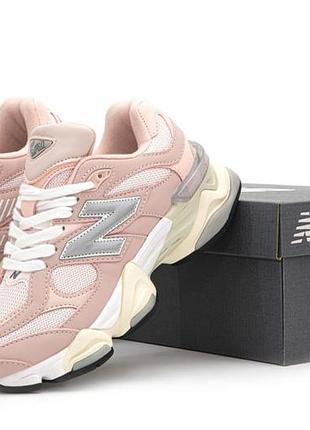 Женские кроссовки new balance 9060 pink grey 36-37-38-39-40
