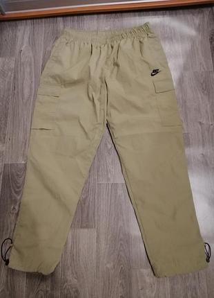 Штаны мужские nike sportswear repeat beige. оригинал. размер l.