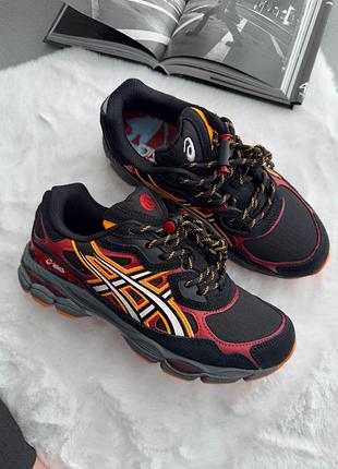Кросівки asics gel-nyc x naruto uzumaki shippuden black/orange/red