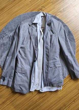 Мужской пиджак+рубашка+каватка