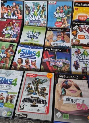 Игровые диски playstation2. и пк